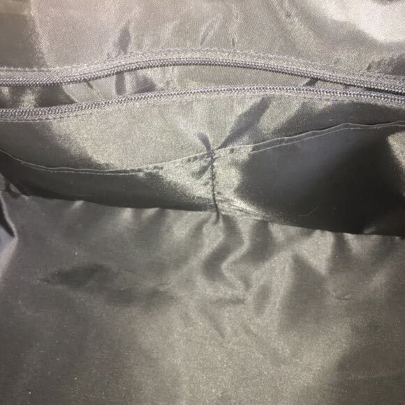 BEIS The Weekender Bag Classic Travel Carry On Poly Canvas Tote 49L Black - Picture 13 of 15